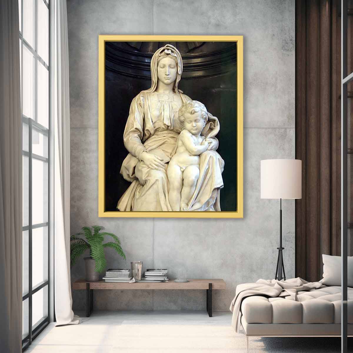 Madonna and Child' By Michelangelo Buonarroti