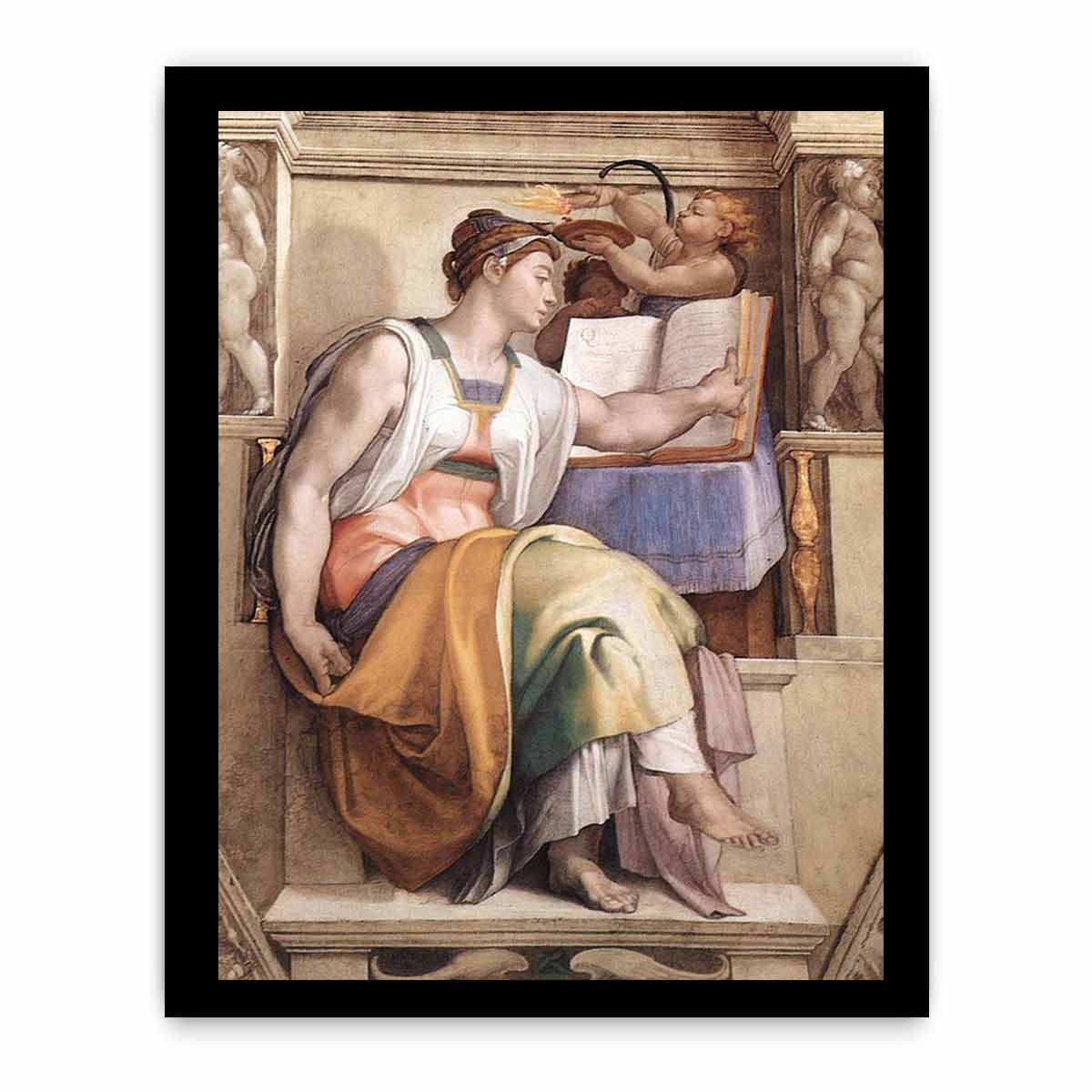 The Erythraean Sibyl By Michelangelo Buonarroti