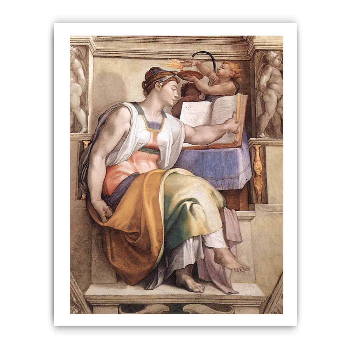 The Erythraean Sibyl By Michelangelo Buonarroti