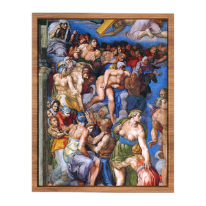 The Last Judgment (detail) By Michelangelo Buonarroti