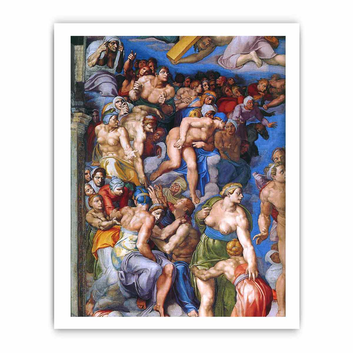 The Last Judgment (detail) By Michelangelo Buonarroti