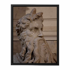 Moses by Michelangelo Buonarroti, Tomb (1505-1545) for Julius II, San Pietro in Vincoli (Rome)