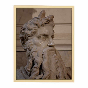 Moses by Michelangelo Buonarroti, Tomb (1505-1545) for Julius II, San Pietro in Vincoli (Rome)