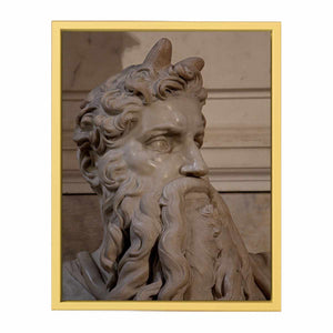 Moses by Michelangelo Buonarroti, Tomb (1505-1545) for Julius II, San Pietro in Vincoli (Rome)
