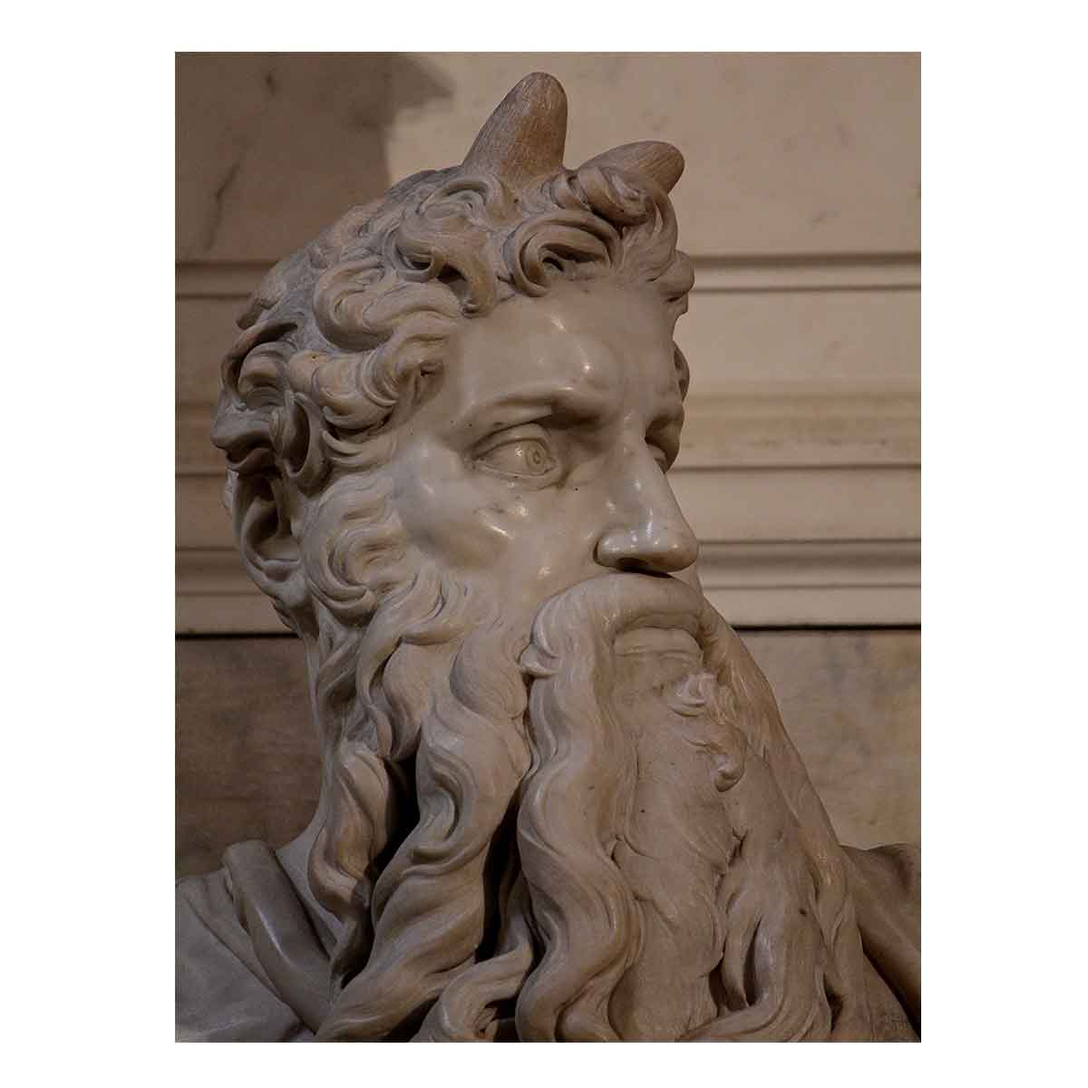 Tomb of Pope Julius II: Moses [detail: 1]