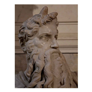 Tomb of Pope Julius II: Moses [detail: 1]