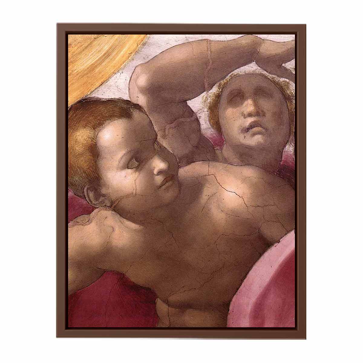 Creation of the Sun, Moon, and Plants (detail) By Michelangelo Buonarroti