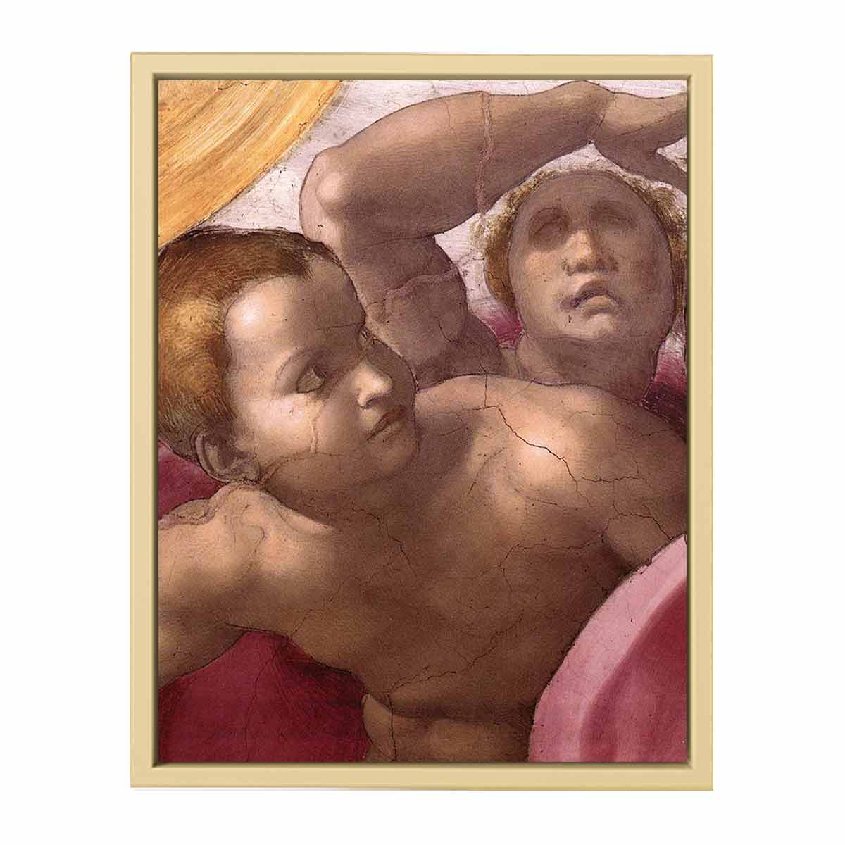 Creation of the Sun, Moon, and Plants (detail) By Michelangelo Buonarroti