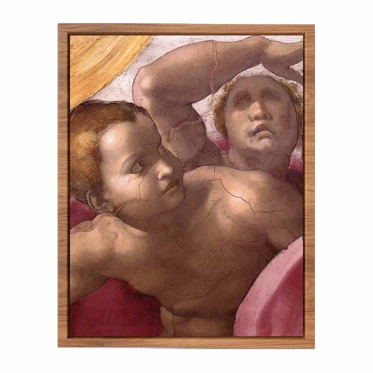 Creation of the Sun, Moon, and Plants (detail) By Michelangelo Buonarroti