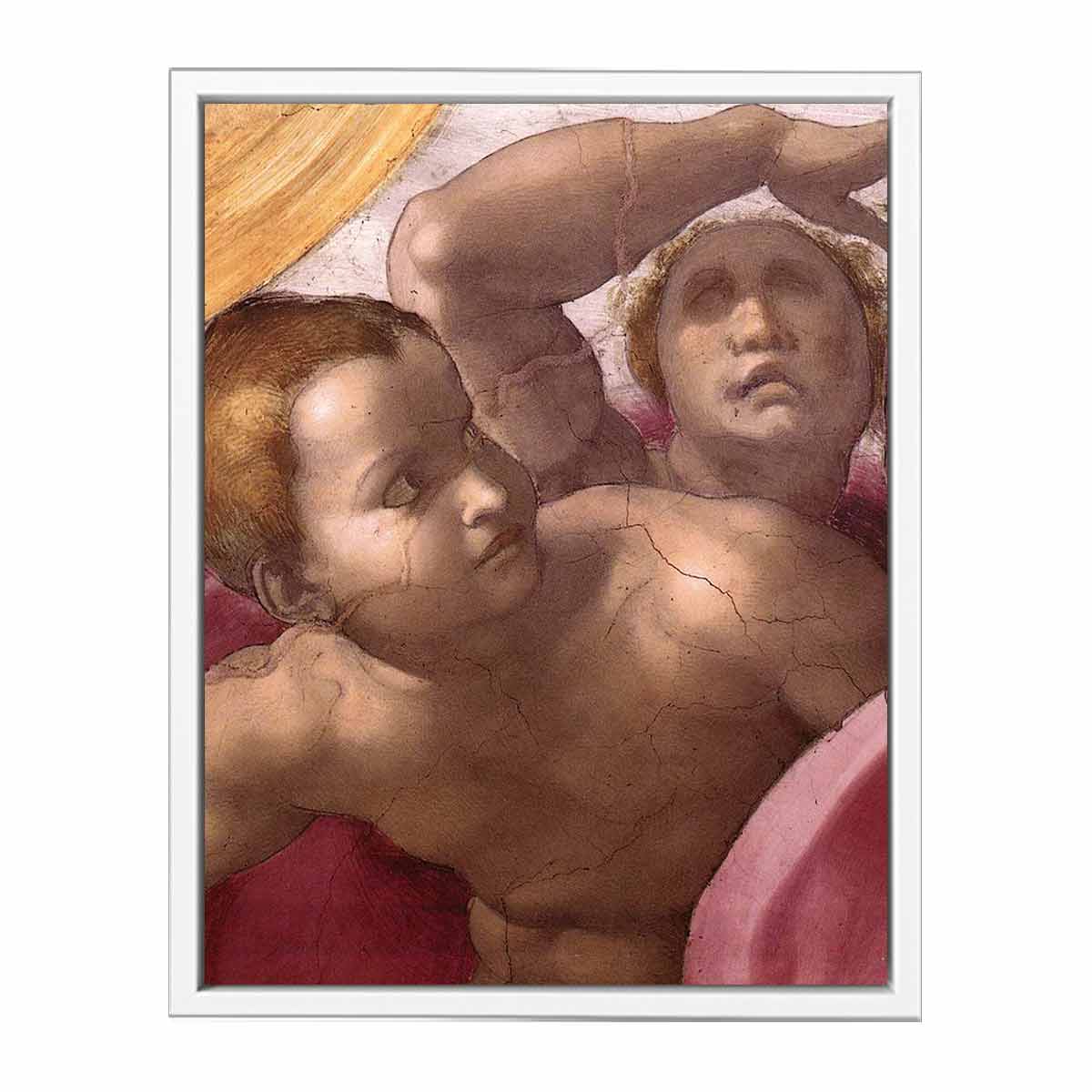 Creation of the Sun, Moon, and Plants (detail) By Michelangelo Buonarroti