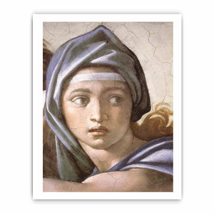 The Delphic Sibyl (detail) By Michelangelo Buonarroti