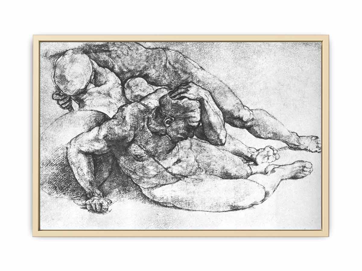 Male Figures By Michelangelo Buonarroti