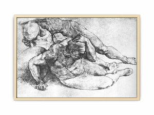 Male Figures By Michelangelo Buonarroti