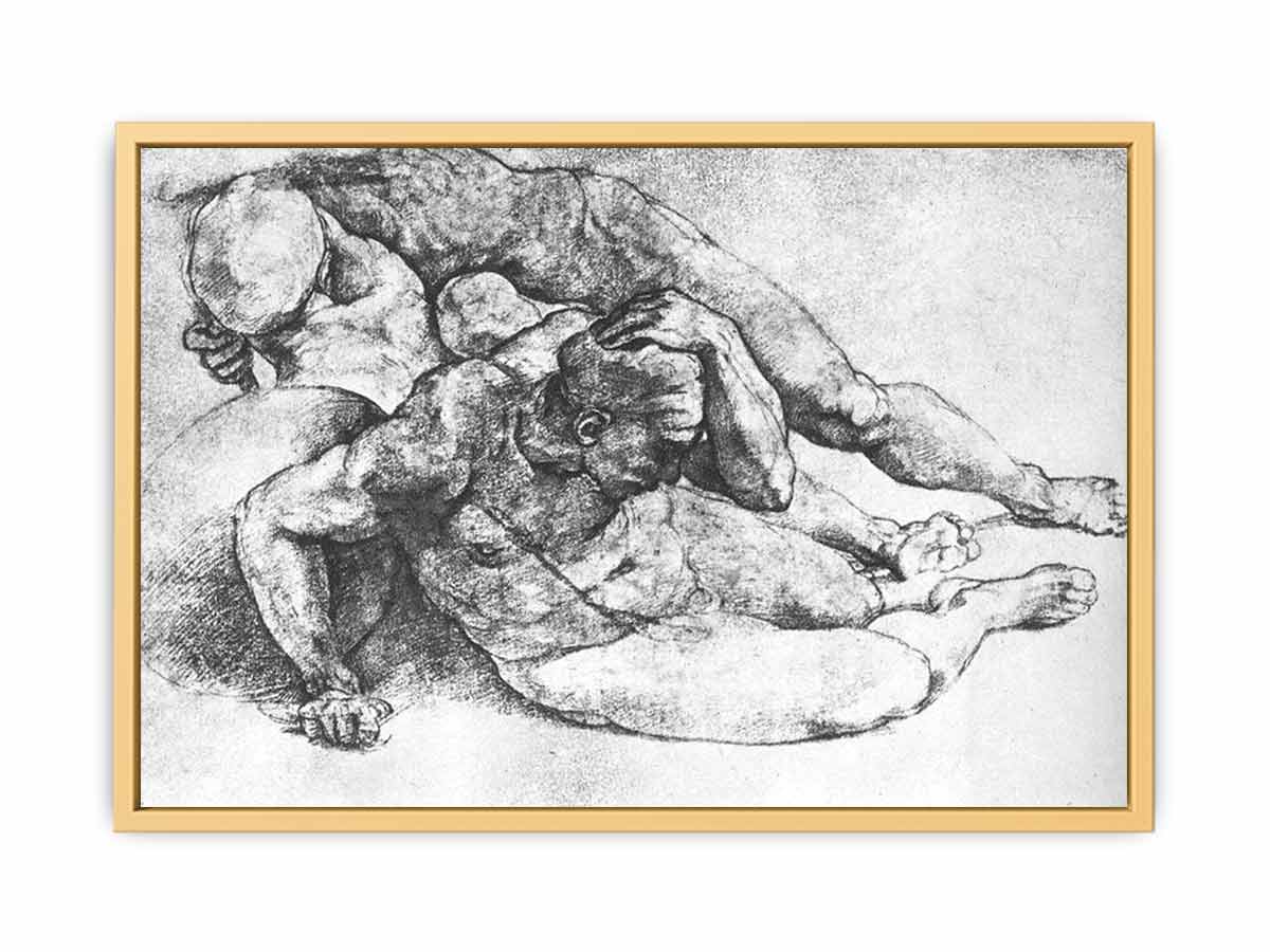 Male Figures By Michelangelo Buonarroti