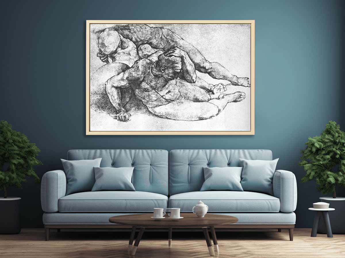 Male Figures By Michelangelo Buonarroti