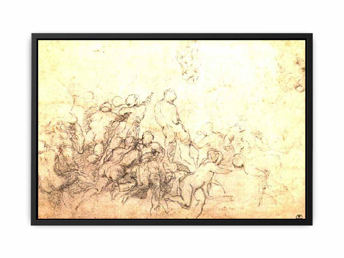 Study for the Battle of CascinaThe Resurrection By Michelangelo Buonarroti