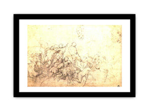 Study for the Battle of CascinaThe Resurrection By Michelangelo Buonarroti