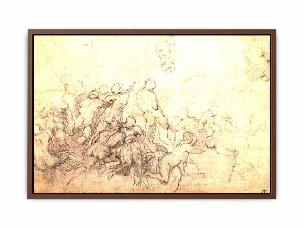 Study for the Battle of CascinaThe Resurrection By Michelangelo Buonarroti