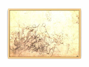 Study for the Battle of CascinaThe Resurrection By Michelangelo Buonarroti