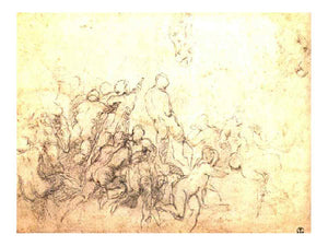 Study for the Battle of CascinaThe Resurrection By Michelangelo Buonarroti