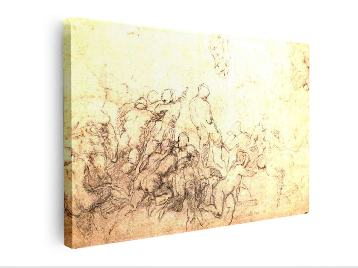 Study for the Battle of CascinaThe Resurrection By Michelangelo Buonarroti
