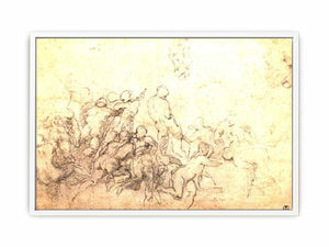 Study for the Battle of CascinaThe Resurrection By Michelangelo Buonarroti