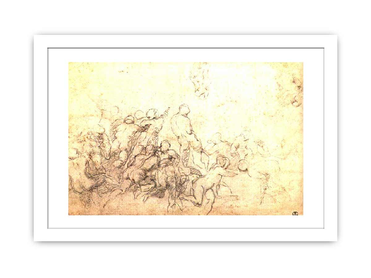 Study for the Battle of CascinaThe Resurrection By Michelangelo Buonarroti