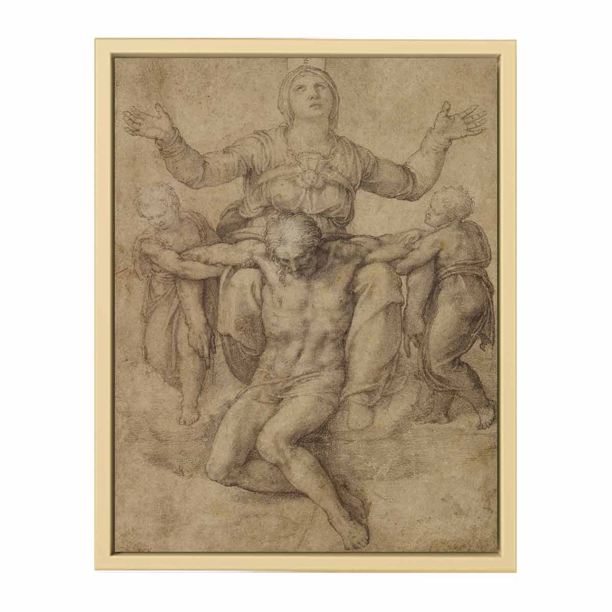 Study for the Colonna Pietà By Michelangelo Buonarroti