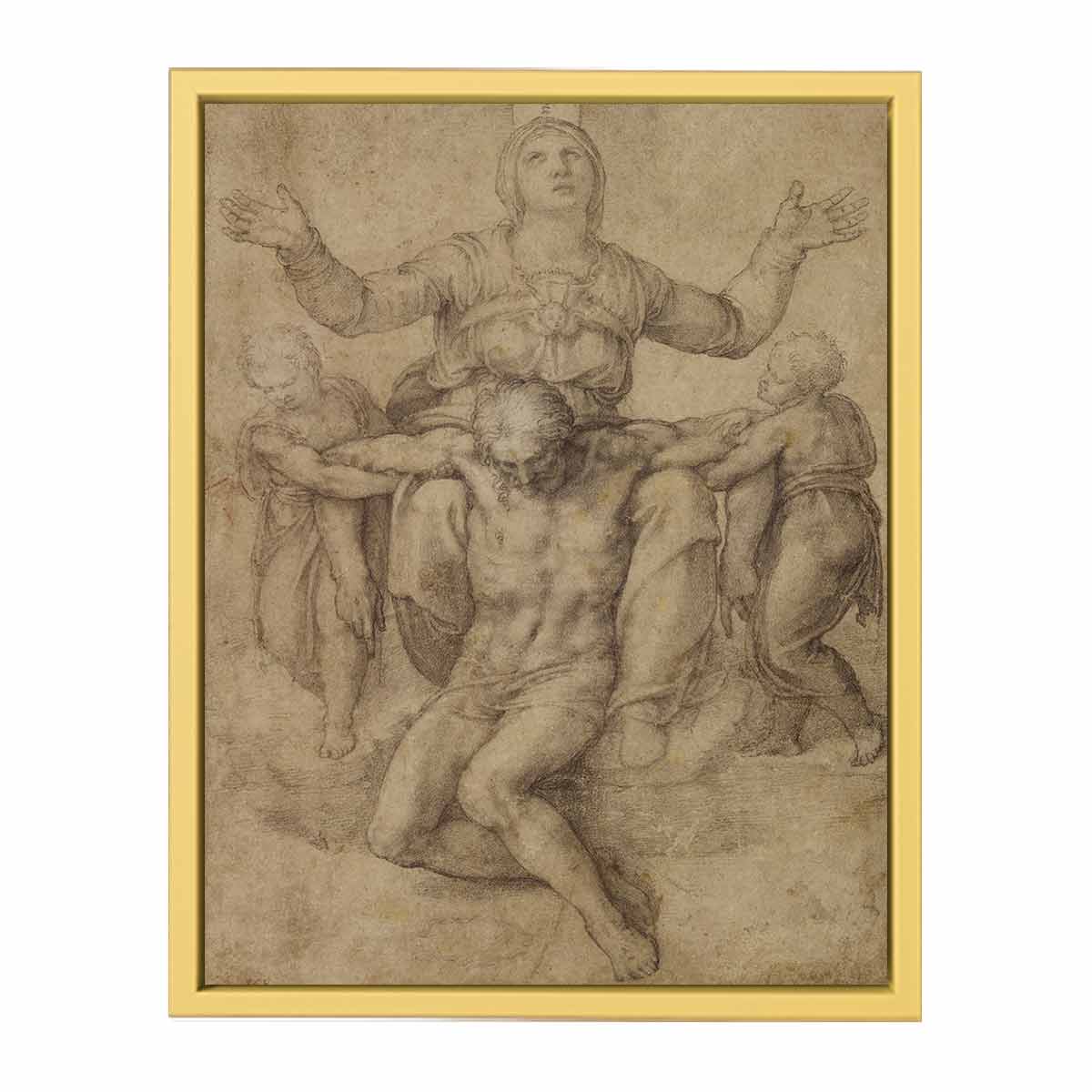 Study for the Colonna Pietà By Michelangelo Buonarroti
