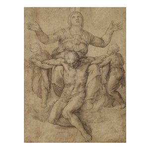 Study for the Colonna Pietà By Michelangelo Buonarroti
