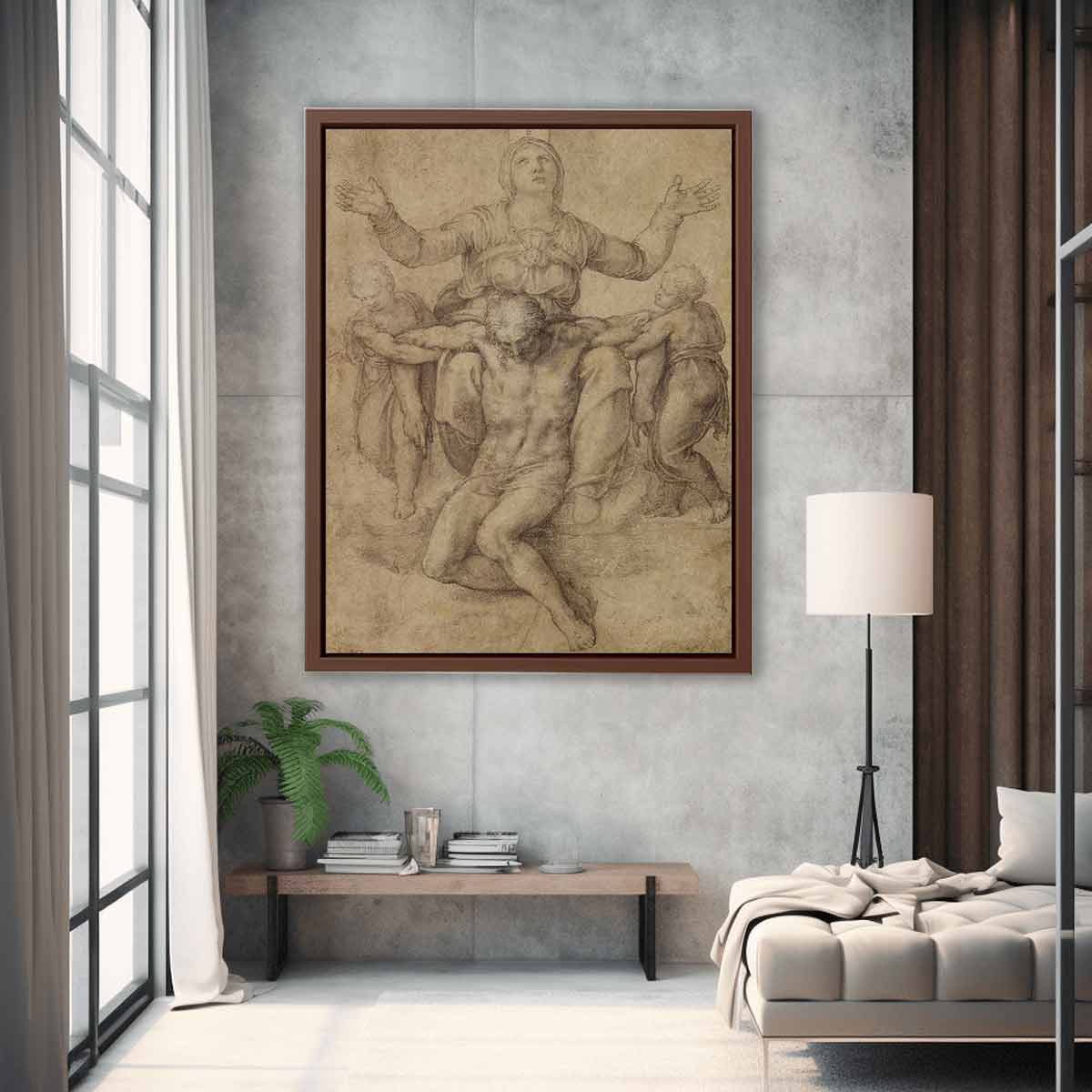 Study for the Colonna Pietà By Michelangelo Buonarroti