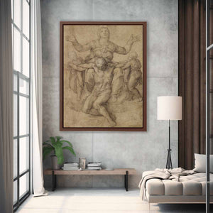 Study for the Colonna Pietà By Michelangelo Buonarroti