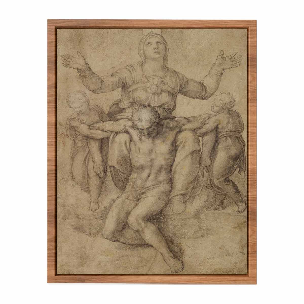 Study for the Colonna Pietà By Michelangelo Buonarroti