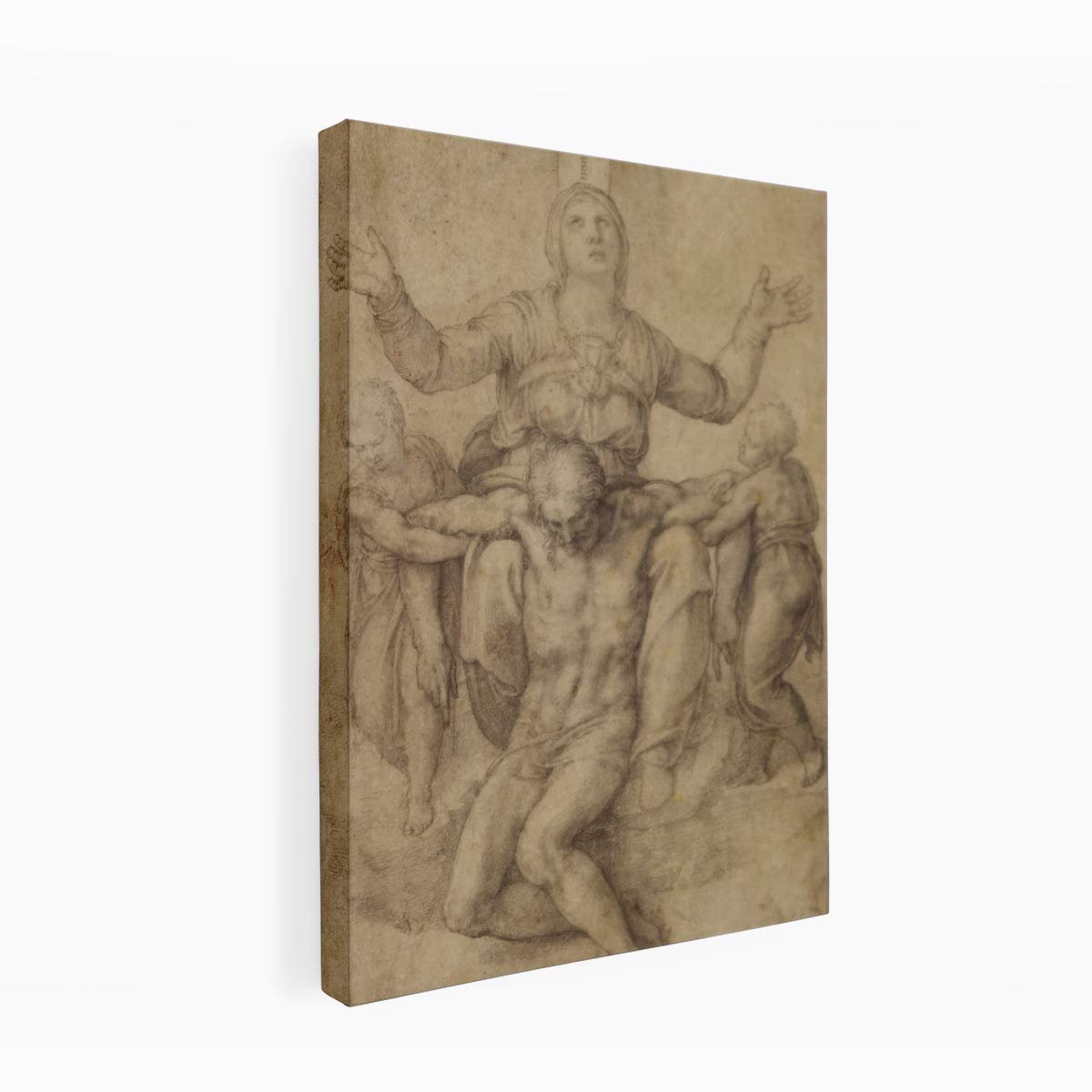 Study for the Colonna Pietà By Michelangelo Buonarroti