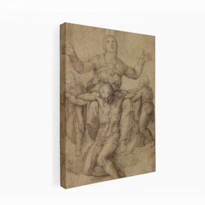 Study for the Colonna Pietà By Michelangelo Buonarroti