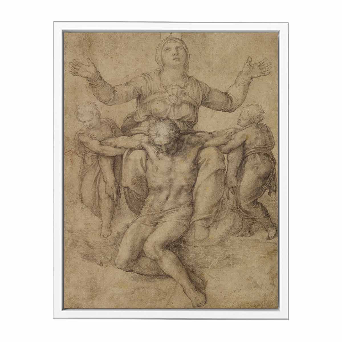 Study for the Colonna Pietà By Michelangelo Buonarroti