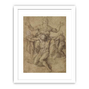 Study for the Colonna Pietà By Michelangelo Buonarroti
