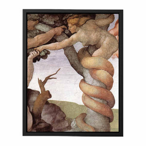 The Fall and Expulsion from Garden of Eden (detail) By Michelangelo Buonarroti
