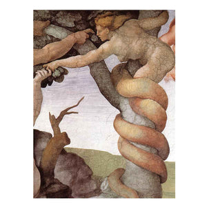 The Fall and Expulsion from Garden of Eden (detail-2) 1509-10