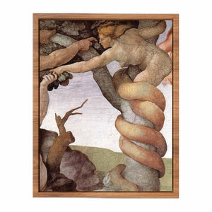 The Fall and Expulsion from Garden of Eden (detail) By Michelangelo Buonarroti