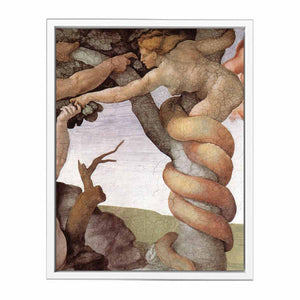 The Fall and Expulsion from Garden of Eden (detail) By Michelangelo Buonarroti