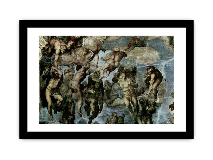 The Last Judgement [detail: 3] (or After restoration)