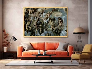 The Last Judgment detail By Michelangelo Buonarroti
