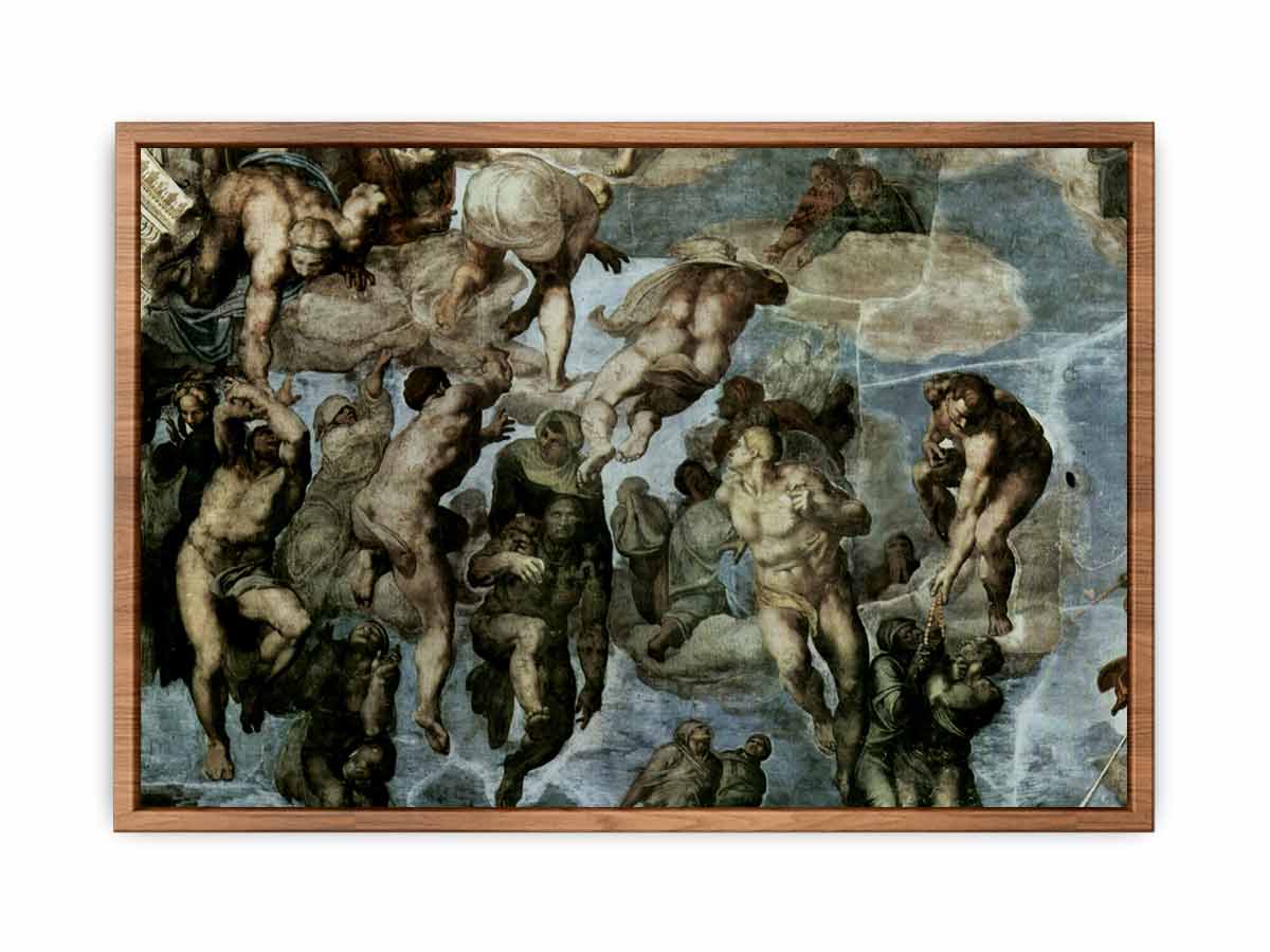 The Last Judgment detail By Michelangelo Buonarroti