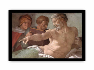 Punishment of Haman (detail) By Michelangelo Buonarroti
