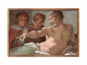 Punishment of Haman (detail) By Michelangelo Buonarroti
