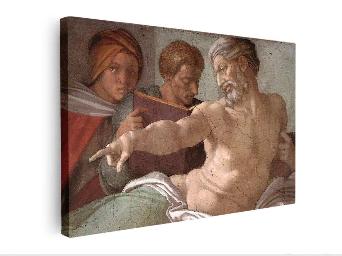 Punishment of Haman (detail) By Michelangelo Buonarroti