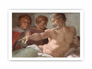 Punishment of Haman (detail) By Michelangelo Buonarroti