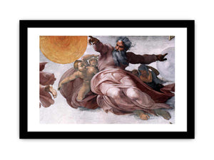 Creation of the Sun, Moon, and Plants (detail) By Michelangelo Buonarroti