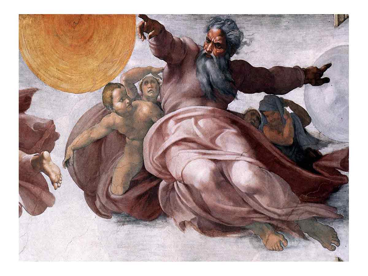 The Creation of the Heavens (detail) 1508-12